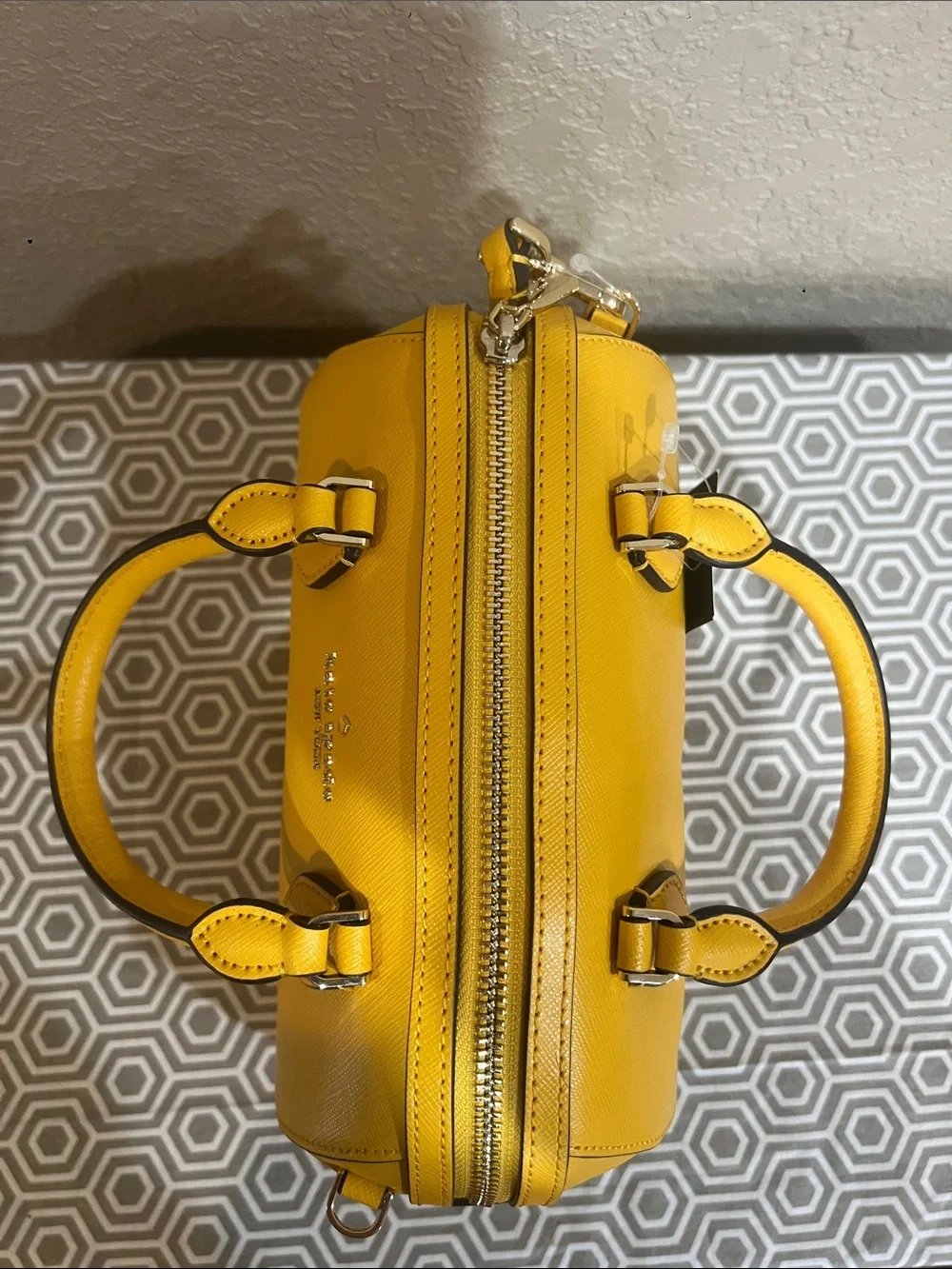 kate spade daffodil MADISON Saffiano Duffle cb Satchel KF493